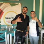 Alessandro Caporale di SharmGusto con Mimmo Il Grande, proprietario di Acqua e Sale
